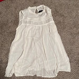 NWT Large White Lightweight Blouse